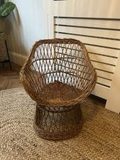 Vintage Wicker Rattan Chair Child
