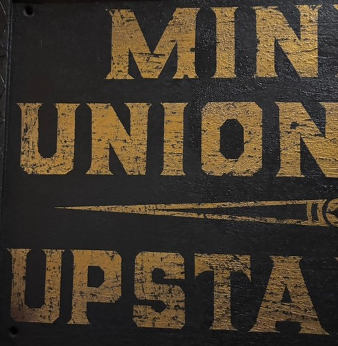 Vintage Style “Miners Union Hall” Signage - Picture 4 of 9