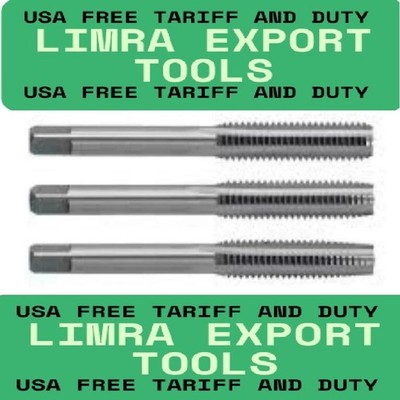 Best Quality ME Threading Hand Taps Set Of 3 Pcs 3/8'' x 32 TPI