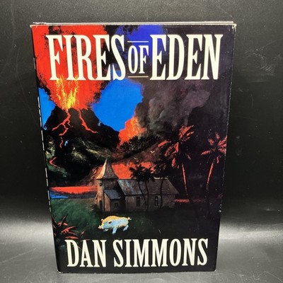 FIRES OF EDEN Dan Simmons First Edition First Printing Putnam 1994