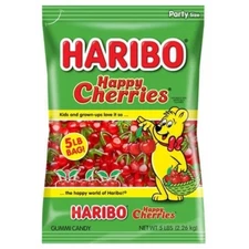 Haribo Happy Cherries Bulk - 5lb/80oz