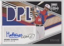 2020 Elite Extra Edition DPL Material Signatures Black /149 Henry Ramos Auto 0c6