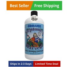 Fish Seaweed Liquid Fertilizer 2-3-1 - 36oz Bottle - Plant Food for Garden ...