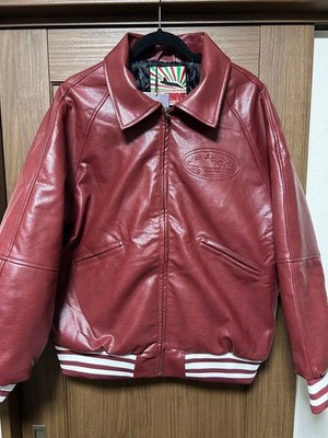 Corteiz leather jacket XL SKYDIVE JKT | eBay