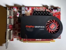 FULLY TESTED AMD FirePro V4900 1GB DP-DVI Video Card Adapter P/N 102C3380301 ATI