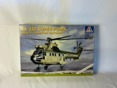 Italeri Modellbausatz No 002 1:72 AS-332 Super Puma Helicopter in OVP