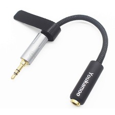 3.5mm to 4.4mm Balanced Female Headphone Adapter Cable Earphone Adapter Cable...