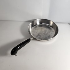 Revere Ware 1801 Vintage Frying Pan 9 Inch Copper Bottom Skillet Made In USA