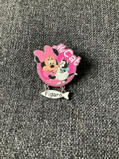 DISNEY MINNIE MOUSE MY CAT FIGARO DANGLE PIN