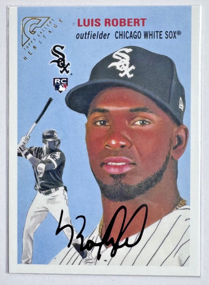 Luis Robert 2020 Topps Gallery Heritage INSERT ROOKIE RC HT-29 Chicago White Sox