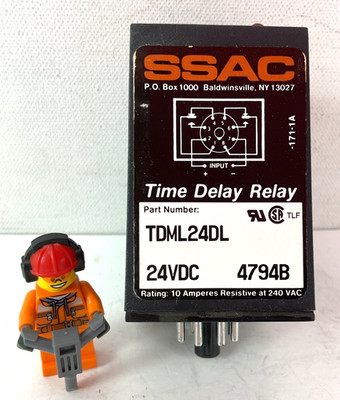 TDML24DL SSAC *NEW OLD STOCK* Time Delay Relay