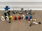 Lego VTG Classic Space Sets 886, 889, 6871, 6824, 6701 Incomplete w/ 8 Figs READ