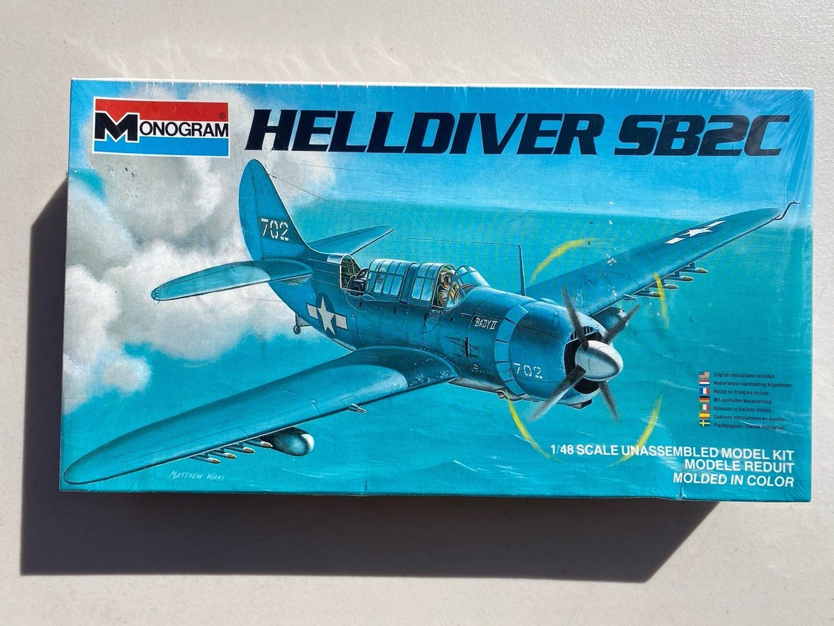 Helldiver SB2C Monogram 6831 Model Kit 1/48 Sealed NEW | eBay