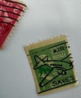 Vintage US Washington and Jefferson Definitive Stamp Lot 200+ cancelled stamps — photo 7