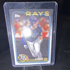 Team MLB Josh Lowe 2024 Topps Series 1 #253 Tampa Bay Rays Baseball