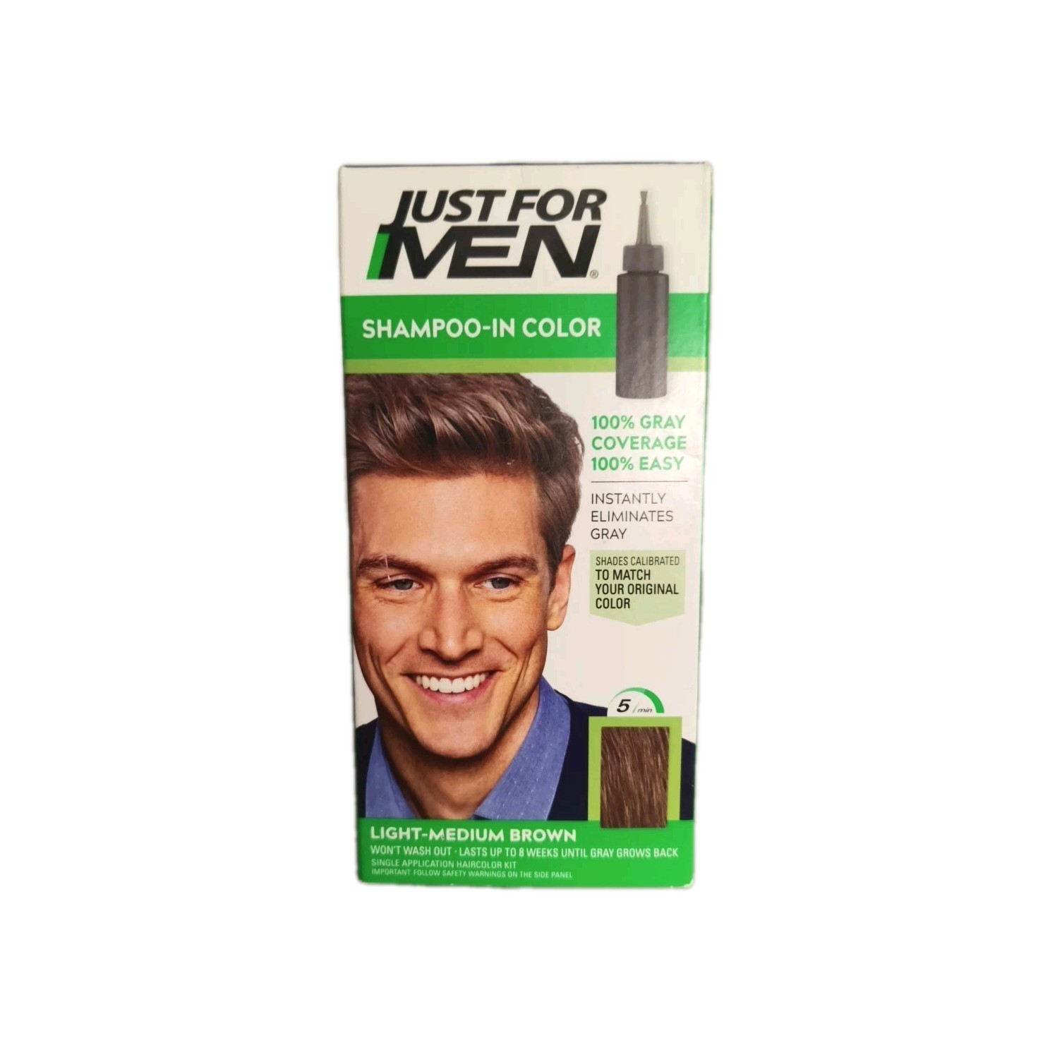 Men's Hair Color H-30 Light Medium Brown