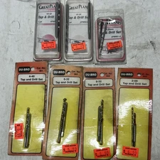 Lot Of Dubro & Great Planes Tap & Drill Sets NEW