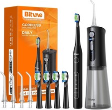 Water Flosser and Electric Toothbrush Combo - Cordless Water Flosser for Teeth -