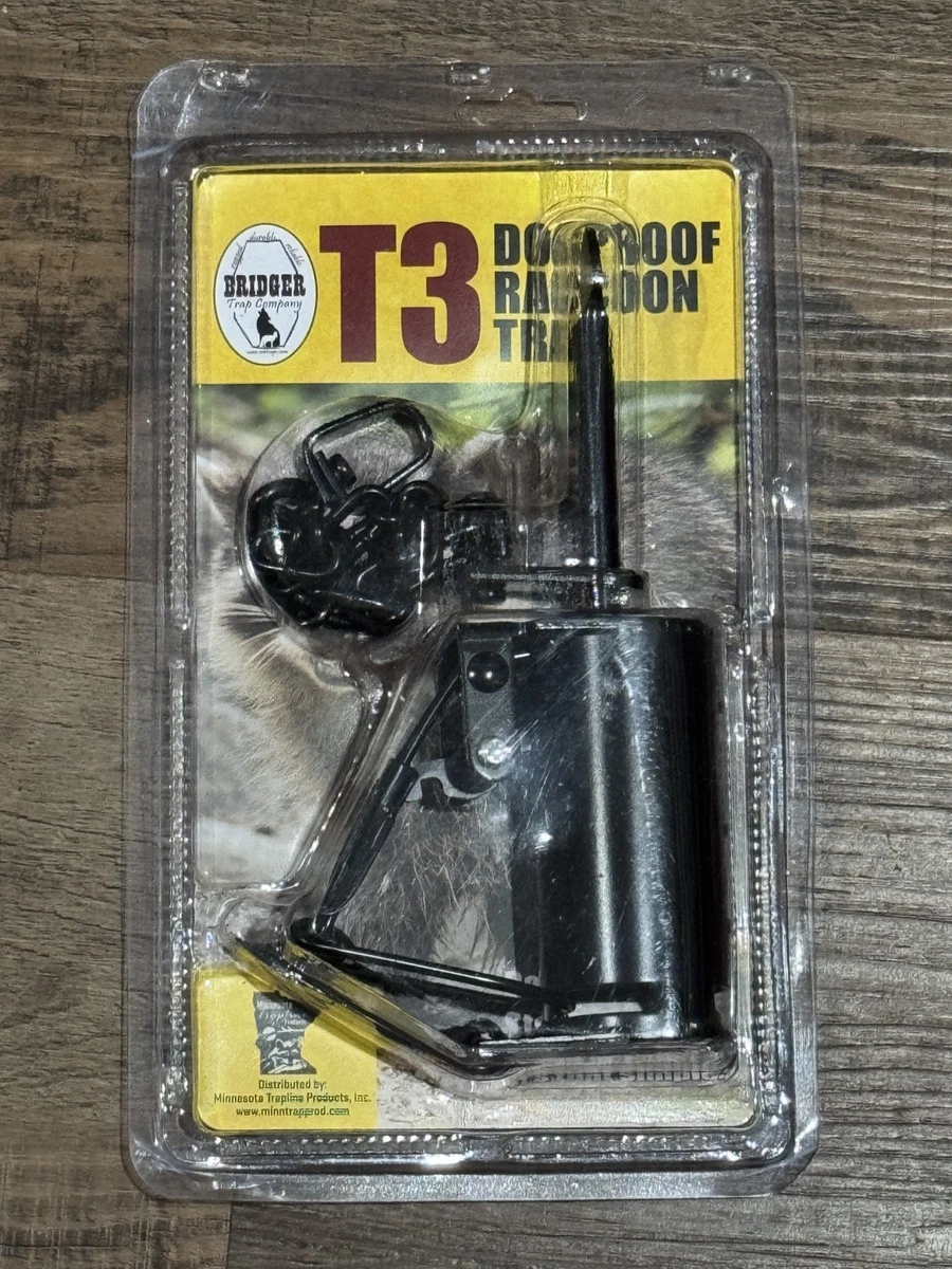 Bridger 1.75 Offset Coil Spring Traps (6 Pack) – For Fox, Raccoon, Trapping Supply