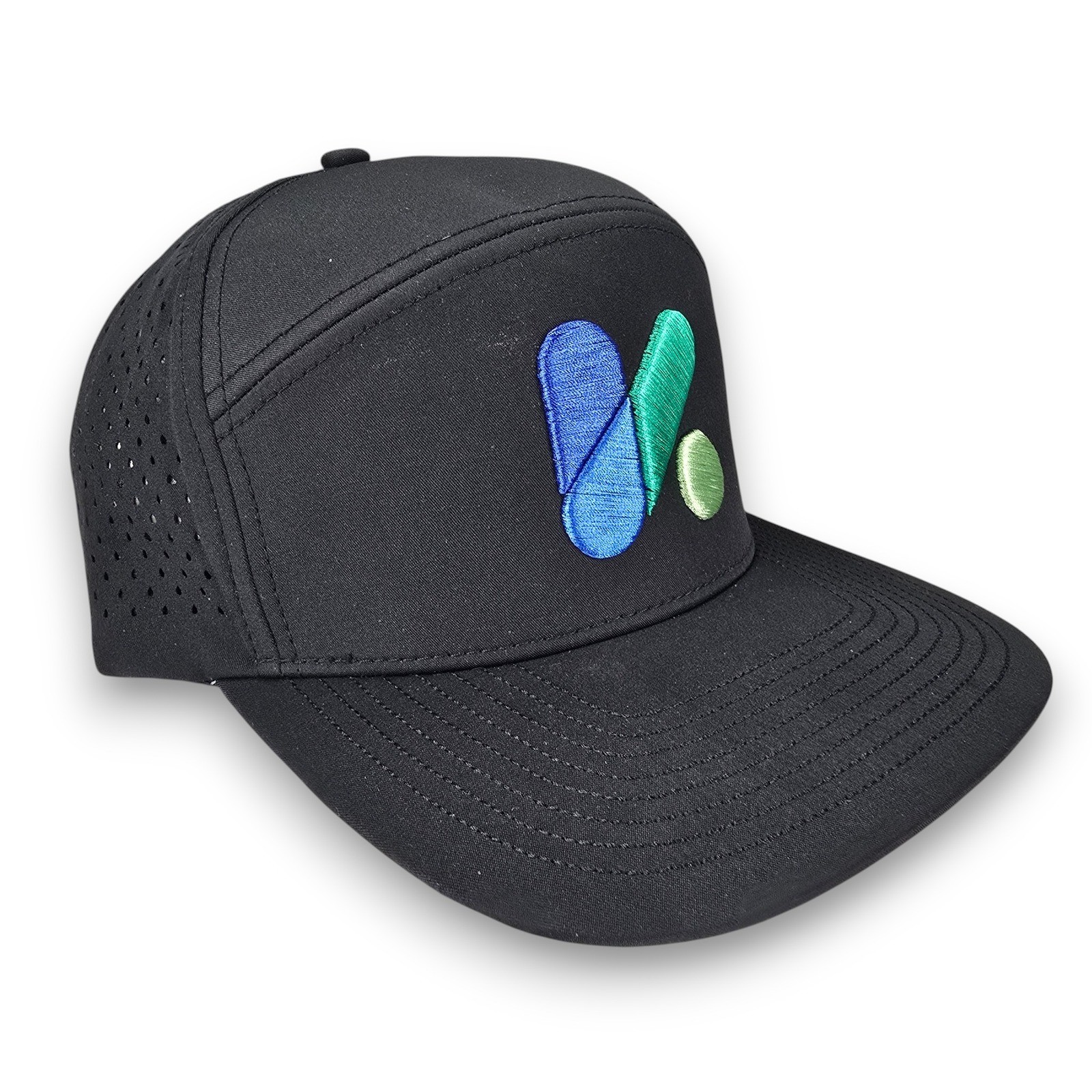 Kinein Black Performance Baseball Cap Embroidered… - image 3