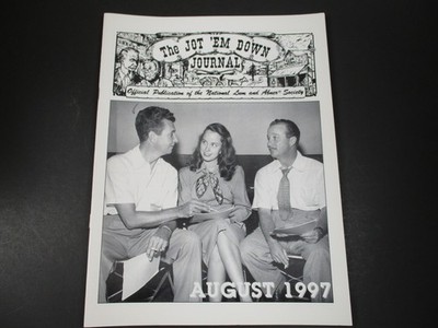 The Jot 'Em Down Journal Magazine August 1997 Lum & Abner Society