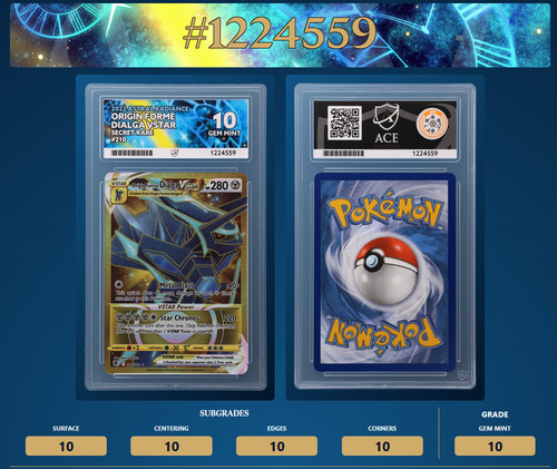 Origin Forme Dialga VSTAR graded ACE 10 for sale on eBay