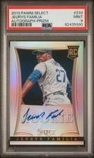 2013 PANINI SELECT AUTO-PRIZM #233 JEURYS FAMILIA ROOKIE RC 98/99 PSA 9