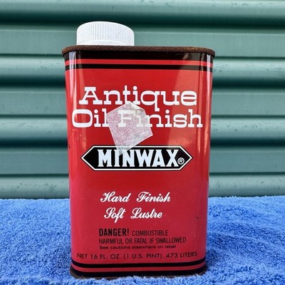New Minwax Antique Oil Finish Hard Finish Soft Lustre Wood 16 oz Discontinued