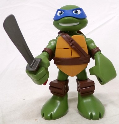 Playmates 2016 TMNT Press N' Shout Half Shell Heroes Leonardo 6'' Actionfigur