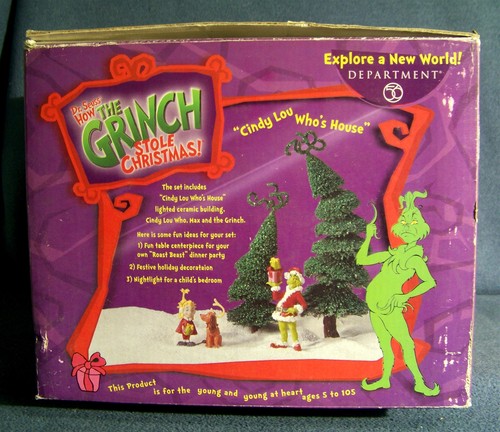 Departamento 56 - Cómo el Grinch robó la casa de Cindy Lou Who’s de Navidad - 59004 Ver Desc - Imagen 9 de 12