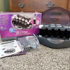 Remington Solutions Ionic Hair Setter Velvet Hot Rollers Curlers KF-20i Pageant