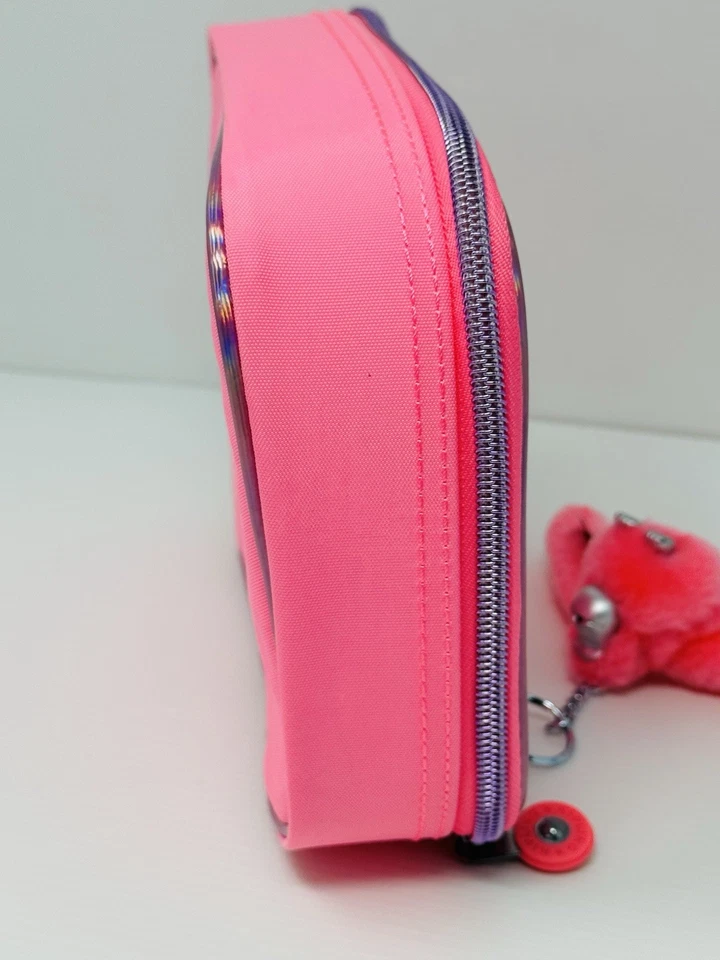 Caixa de acessórios para lápis Kipling 100 canetas poliamida AC3657 rosa frio - Imagem 4 de 4