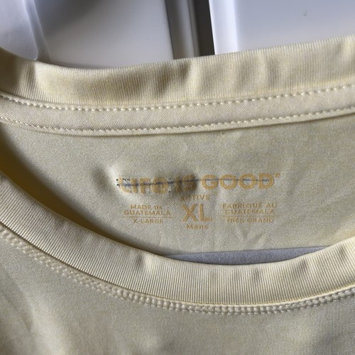 Life Is Good Men's XL White Rashgaurd UPF 50+ Long Sleeve Shirt White Swim Sun - Picture 3 of 8