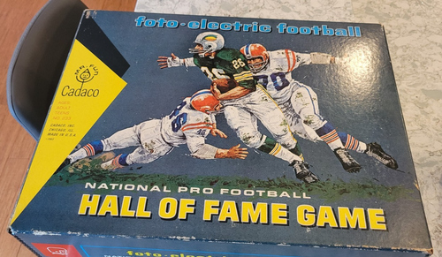 1965 Cadaco Foto Electric Pro Football Hall Of Fame Game Complete Works Perfect