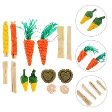  1 Set of Guinea Pig Toys Hamster Toys Rabbit Chew Toys Bunny Teething