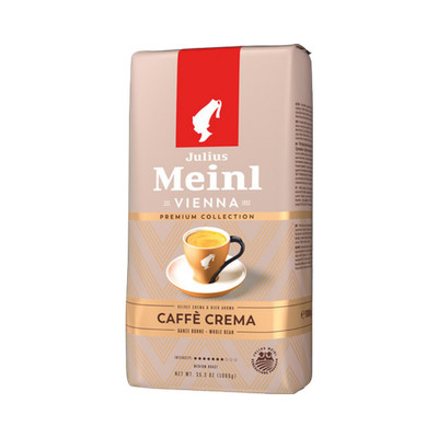 Julius Meinl Premium Collection Caffè Crema Selezione UTZ, Ganze Bohne, 1kg Pack