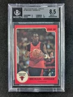 1986 Star MICHAEL JORDAN RC HOF Vintage Checklist Chicago Bulls #1 BGS 8.5