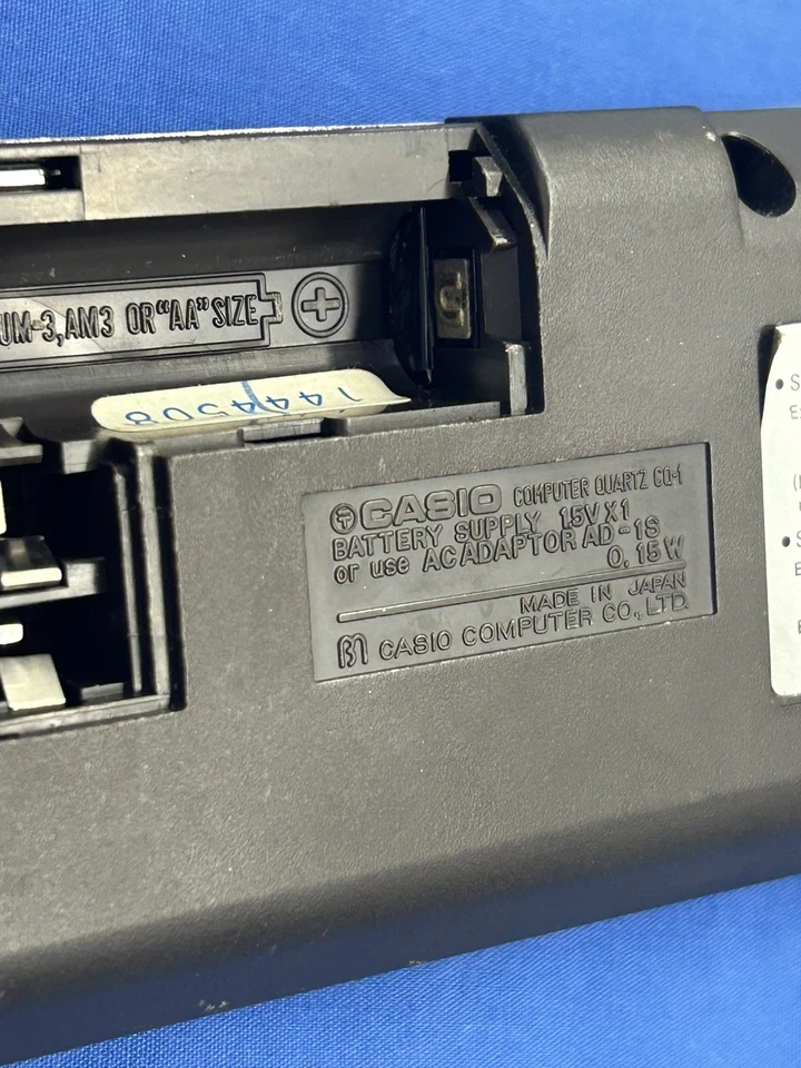 Vintage Casio CQ-1 Quartz Calculator Clock Works Corroded See Details - Image 4 of 4