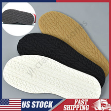1 Pair Anti-Slip Rubber Stick-On Shoe Soles   Self-Adhesive Outsole Replacement