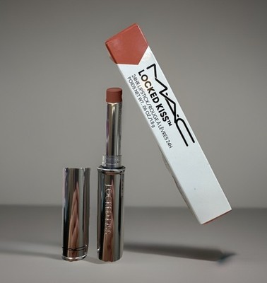 MAC Locked Kiss 24HR Lipstick, 61 Mischief (Matte Pinky Nude), .06oz, NEW IN BOX