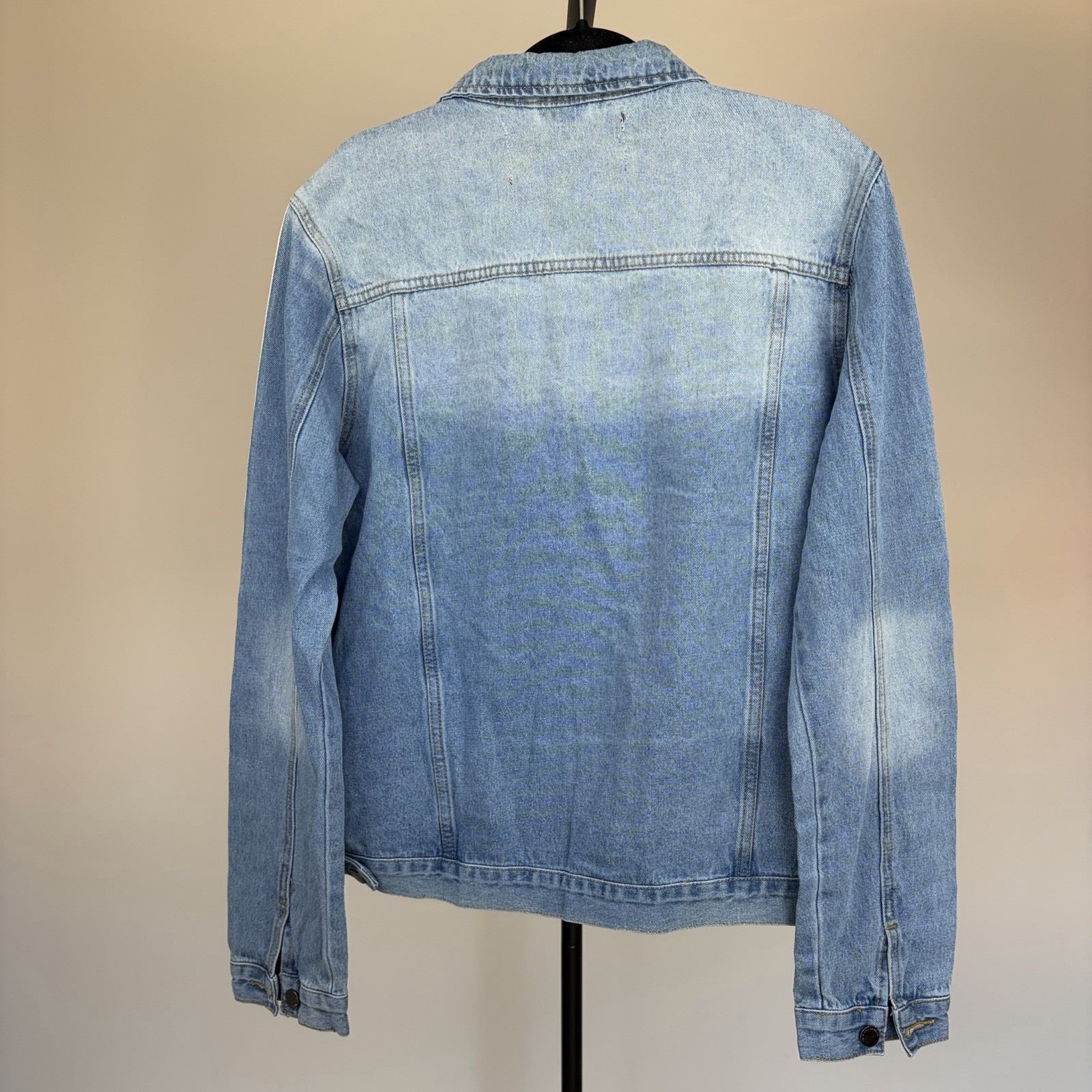 BNWT Criminal Damage Tape Blue Denim Jacket Size XL RRP £70 image 5