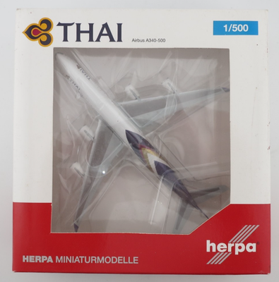 タイ国際航空 A340-500 herpa 1/500 Herpa Thai Airways Airbus A340-500 Model - 1:500 - 524124 - Mold