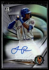2022 BOWMAN PLATINUM AUTO JAYLEN PALMER METS