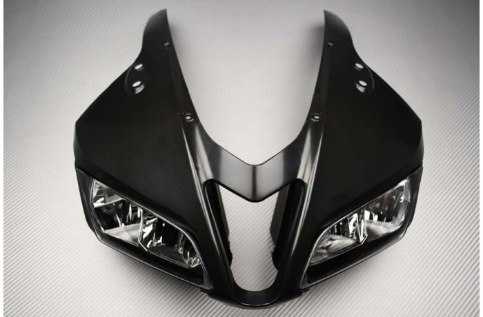 Carénage tête de fourche noir pour optique Honda CBR600RR 2007 2008 ABS