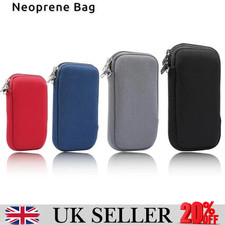 Mobile Phone Case Neoprene Bag With Hanging Neck MobilePhone Bag Earphone Bag UK