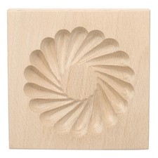 Wooden Cookie Mould 3.94" x 3.94" Wooden Cookie Biscuit Mould Sandwich Carved