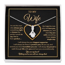 To My Wife Necklace, Gift For Wife, Anniversary Gift For Wife, Necklace For Wife
