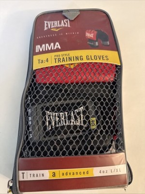 Everlast MMA Pro Style Grappling Gloves - Level II Red Large/XLarge 7778RLXL