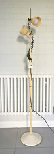 Vintage Retro 80's Adjustable Twin Floor Spot Lamp PAT tested