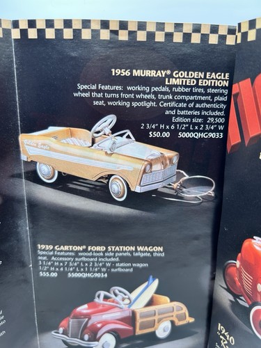 HALLMARK Kiddie Car Classics Limited Edition 1956 MURRAY GOLDEN EAGLE NIB COA - Picture 8 of 9